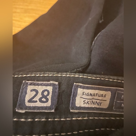 Miss Me Signature Skinny Jeans Dark Blue Size 28 - Picture 2 of 16